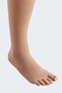 mediven mondi compression stockings toe cap caramel
